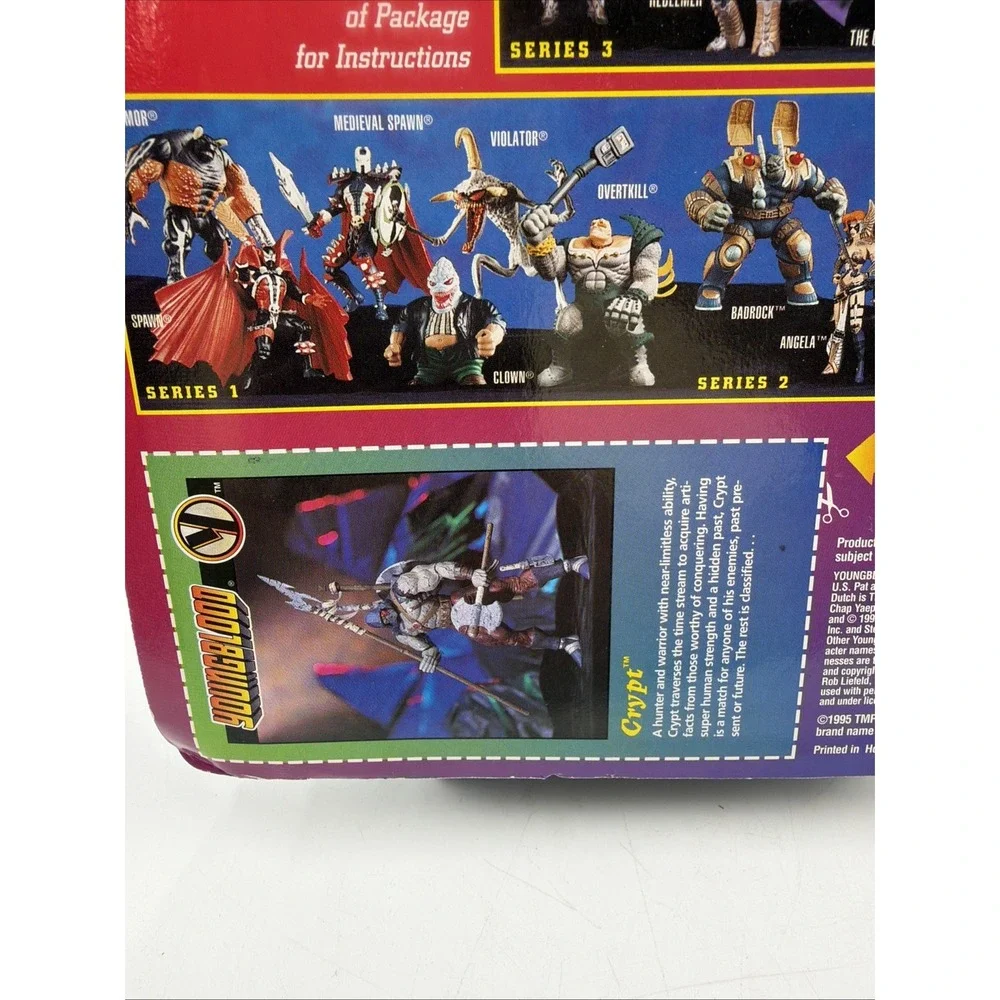 McFarlane Toys Rob Liefeld's Youngblood Crypt 1995 Series 1 NEW